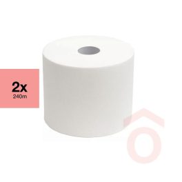   Kéztörlő 26cm 240m 2db 2rx18g 20,4x22,8/1053lap fehér rec.
