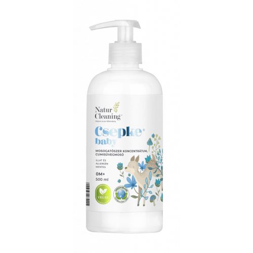 Csepke Baby mosogatószer koncentrátum, cumisüveg mosó 0m+ 500 ml