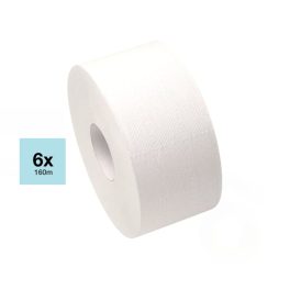 Toalettpapír 23cm 2r.x16g 6db 160m 9x23cm/702lap FEHÉR