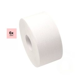 Toalettpapír 26cm 2r.x16g 6db 220m 9x23cm/965lap FEHÉR