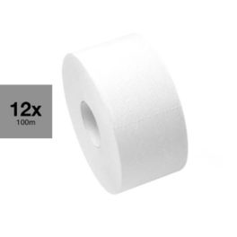 Toalettpapír 19cm 2r.x16g 12db 100m 9x23cm/439lap HÓFEHÉR