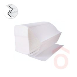   Kéztörlő "V" 2r.x18g 1x150lap 25x21,5cm 100% cell.