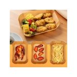 Air fryer sütőpapír olaj nélküli sütőhöz, TÉGLALAP, 14x22cm - 50 db/csomag