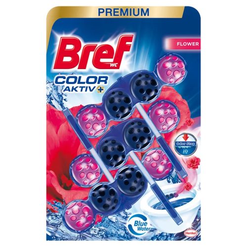 Bref Color Aktiv Flower Odorizant pentru WC 3 x 50 g