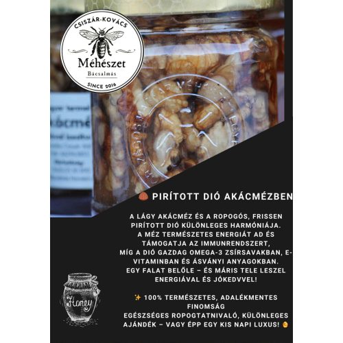 Akácméz dióval 250 g