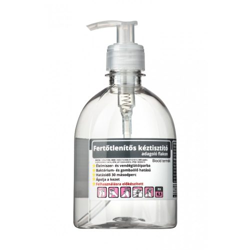 Brilliance ® Flacon dozator pentru dezinfectant de mâini 500 ml  (Fără conținut)
