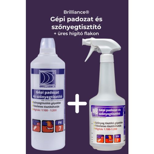 Brilliance® Curățitor pentru pardoseli și covoare pentru mașină 1 litru + cu sticlă pentru diluare