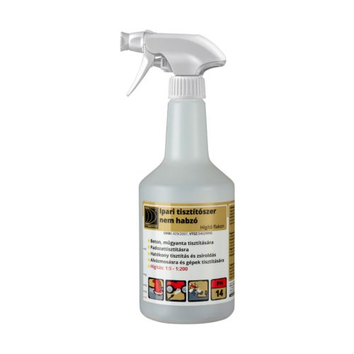 Brilliance ® Detergent industrial (fără spumă) flacon de diluare cu pulverizator 750 ml (GOALĂ)