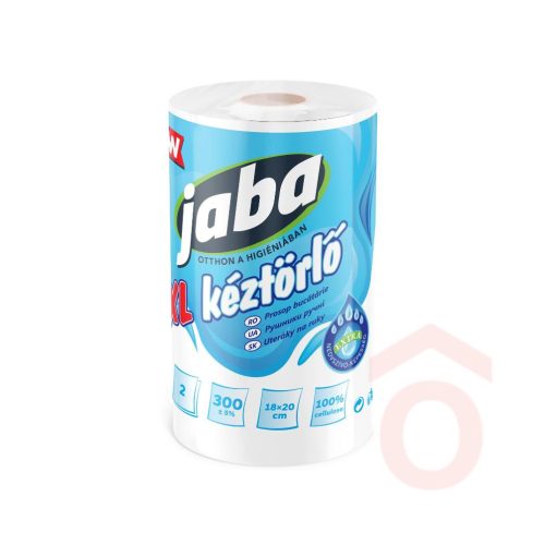 Kéztörlő Jaba 300lap XL 2réteg 18x20cm/lap 100%cell