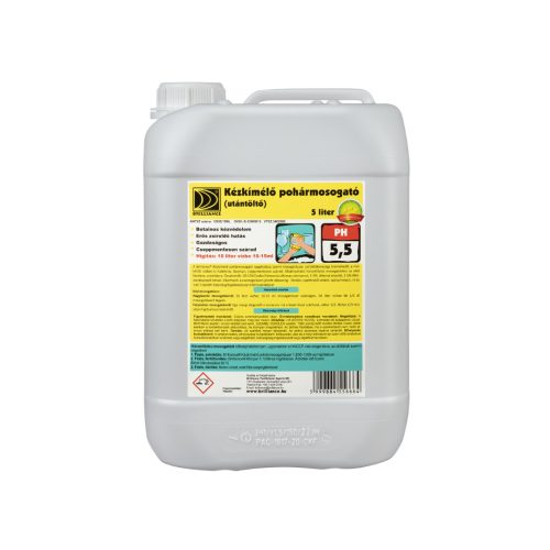 Brilliance® Detergent pentru spălarea paharelor, protecția mâinilor 5 l