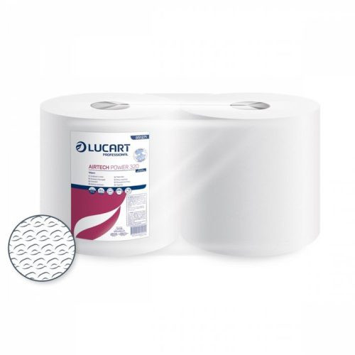 Lucart Texicell Power 320 tekercses speciális törlőkendő, 1r., cell., 2tek./zsugor