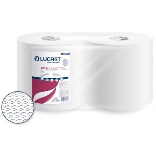 Lucart Texicell Select 370 tekercses kéztörlő, 1r, cell., 2tek./zsugor