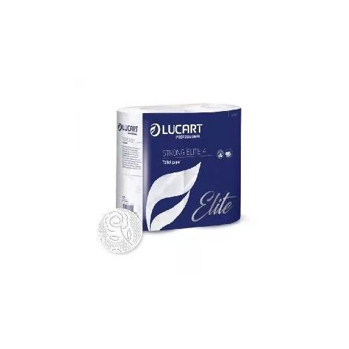 Lucart Elite 4kistekercses toalettpapír, 4r., cell., 140lap/tek., 4tek./csomag, 14 csomag/zsugor