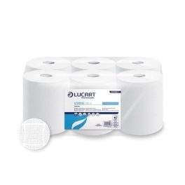   Lucart Matic Strong 140 A, tekercses kéztörlő, 2r., cellulóz, 6tek./zsugor