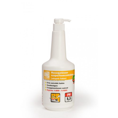 Brilliance ® Detergent de vase superconcentrat cu flacon dozator și pompă 750 ml (FĂRĂ CONȚINUT)