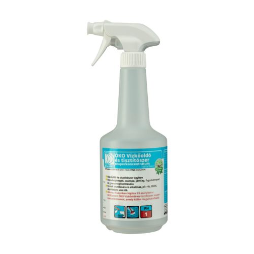 Brilliance® ÖKO Descongestionant de Calcar și Detergent Superconcentrat, Flacon pentru Diluat cu Pulverizator 750 ml (Gol)