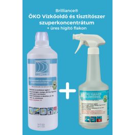   Brilliance ® ÖKO Vízkőoldó és tisztítószer szuperkoncentrátum 1 liter + hígítós flakonnal