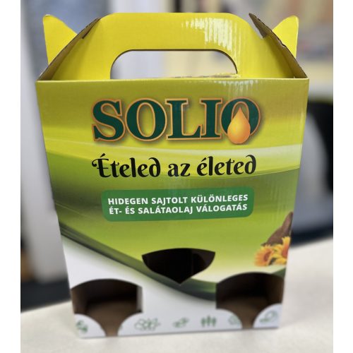 Selecție de uleiuri pentru salate și mâncăruri presate la rece Solio - CUTIE DE CADOU 3x200 ml