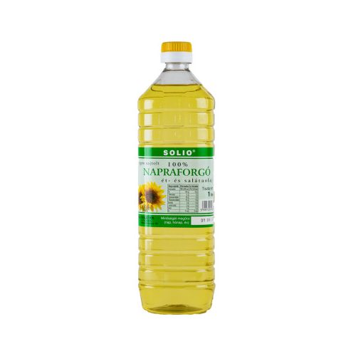 Ulei de floarea-soarelui Solio pentru gătit și salate