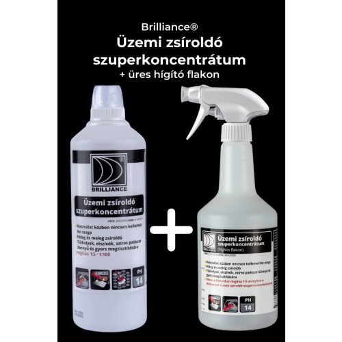 Brilliance® Degresant industrial superconcentrat 1 litru + flacon de diluare