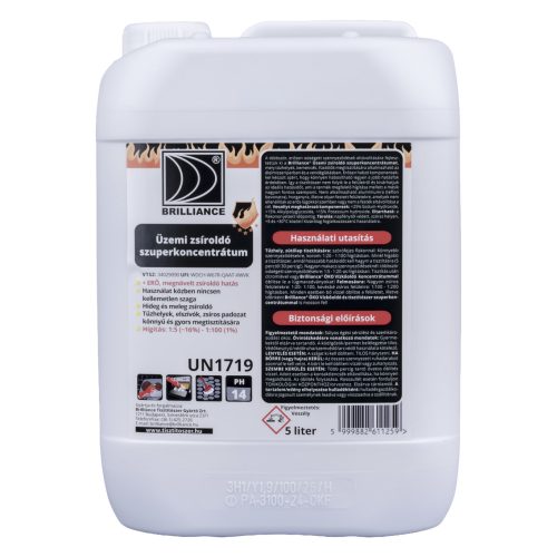 Brilliance ® Üzemi zsíroló szuperkoncentrátum 5 liter